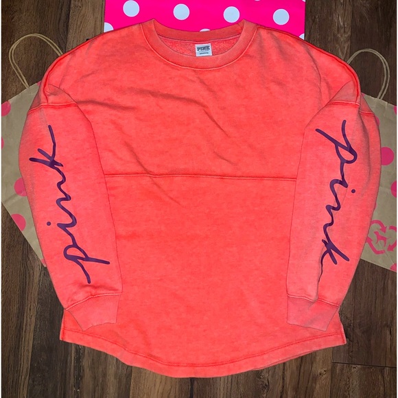 PINK Victoria's Secret Tops - NWT VS PINK Size SMALL Varsity Campus Crew Sweatshirt.